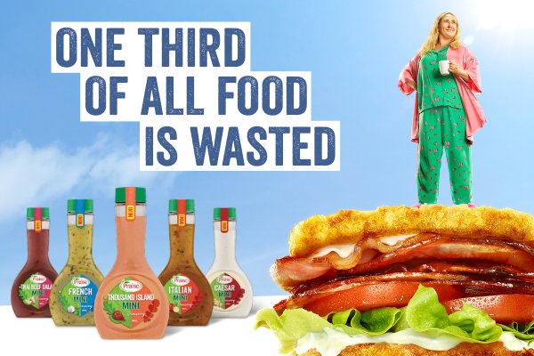 one third of all food is wasted image