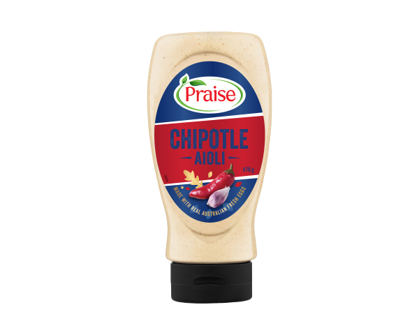 Praise Mayonnaise Squeeze Chipotle Aioli 470 g